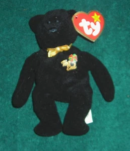 MCDONALD'S TY TEENIE BEANIE THE END BEAR 1999 - Picture 1 of 1