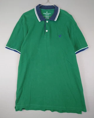 Camisa Polo American Eagle Outfitters Verde Calce Clásico Para Hombre Talla XL Algodón Foto 1 de 4