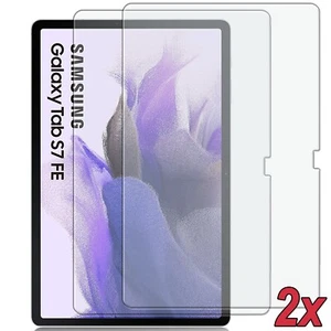 2x 9H Schutzglas für Samsung Galaxy Tab S8+ Plus 2022/ S7 FE 2021/ S7+ 2020 12.4 - Bild 1 von 4