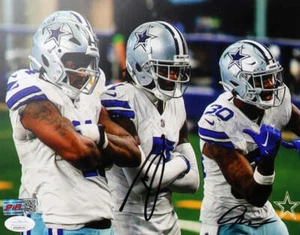 Trevon Diggs and Juanyeh Thomas Dallas Autographed Photo 8x10 PIA - Picture 1 of 1
