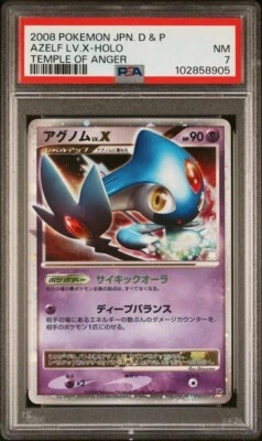 2008 POKEMON LEGENDS AWAKENED AZELF LV. X #140 ULTRA RARE PSA 7 NM-MT #102858905 - Image 1 of 2