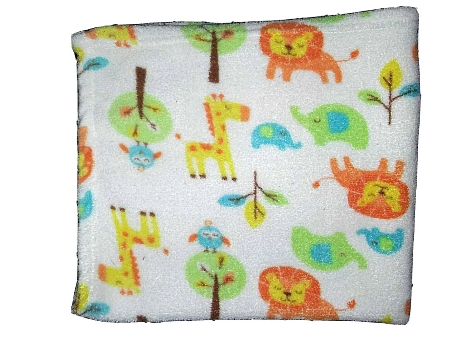 NUBY Baby Boy сафари джунгли животное милый одеяло белый лев жираф слон б/у в отличном состоянии - Изображение 1 из 3