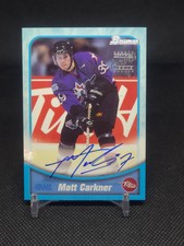 1999 Bowman CHL Autographs Silver #BA18 Matt Carkner