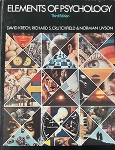Elements of Psychology 3rd Ed. 1974 David Krech Vintage Illustrated Book - Picture 1 of 4