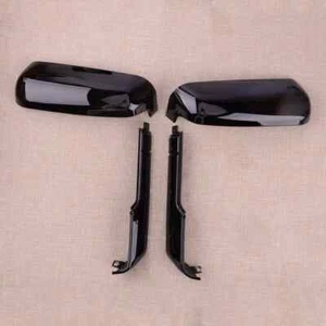 Black Top&Side Mirror Covers Fits 2020-23 Chevy Silverado GMC Sierra 2500 3500 - Picture 1 of 12