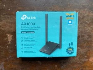 TP-LINK ARCHER TX20U PLUS AX1800 DUAL ANTENNAS HIGH GAIN WIRELESS USB ADAPTER - Bild 1 von 4