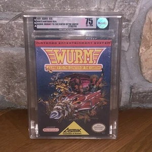 New Wurm NES Factory Sealed H-Seam VGA 75 Silver Graded Nintendo Game - Picture 1 of 4