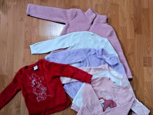 Lot Of 6 Girls sz 5 5T Jacket Sweater Thermal Fleece Children's Place Carter etc - Picture 1 of 1