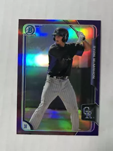 RYAN McMAHON 2015 Bowman Chrome PURPLE SP RC 039/250 REFRACTOR! #BCP114! NICE! - Picture 1 of 3