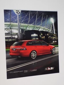 2008 HSV VE Clubsport R8 Tourer original Australian glossy 12 page brochure - Picture 1 of 6