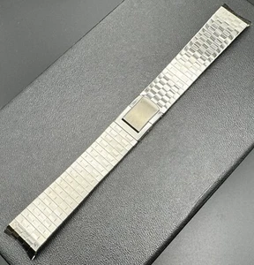 Vintage Stelux Fit Bulova Accutron S/S Watch Metal Band Bracelet 18 mm NOS BU-90 - Bild 1 von 11