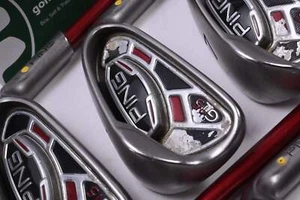 Ping G15 Irons / 5-PW+GW+SW / Yellow Dot / Senior Flex Ping TFC 149 Shafts - Picture 1 of 7