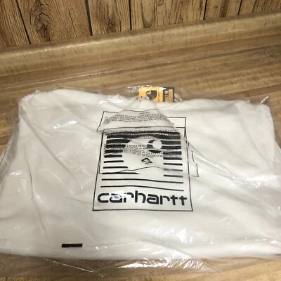 Sudadera con Capucha Carhartt Para Hombres Calce Suelto Peso Medio Gráfico TS6032 Talla M Nueva Foto 1 de 4