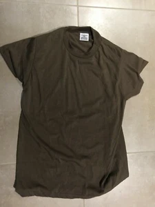 tshirt,us army, brown wicking, us made, LARGE,gi issue,2013 - Picture 1 of 2