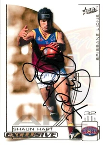 Signed 2002 Brisbane Lions AFL Premiers Select Exclusive Card - Shaun Hart - Picture 1 of 3