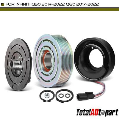 Kit embrague compresor aire acondicionado para INFINITI Q50 2014-2022 Q60 2017-2022 7 ranuras Foto 1 de 4