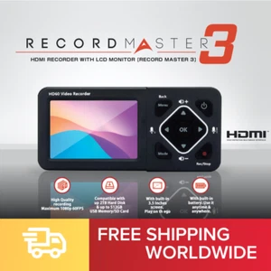 HDMI Video/Game Capture Recorder 1080p 60fps Live Streaming Device TMREC-FHD3S - Picture 1 of 11