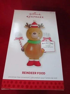 2013 Hallmark Reindeer Food adorno de Navidad contenedor 5/10 - Imagen 1 de 3