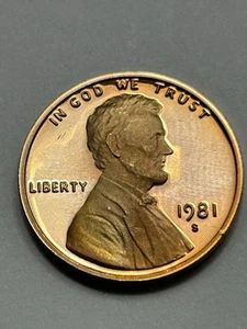 1981-S Proof Lincoln Memorial Cent Coin Set U.S. Mint Type 1 (#861) - Picture 1 of 9