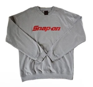 Mechaniker Snap On Tools Herren 3xl Fleece Pullover Sweatshirt Grau Langarm - Bild 1 von 6