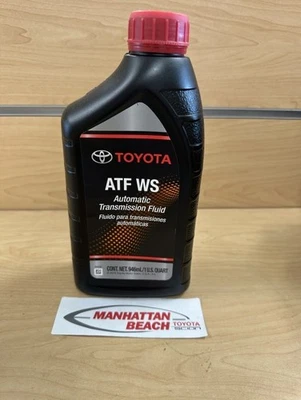 New OEM Toyota ATF World Standard (WS) Transmission Fluid 1 Quart - Imagem 1 de 2