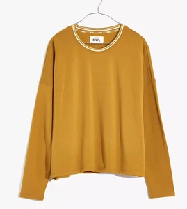 Sudadera Madewell MWL Superbrushed Easygoing Ringer mediana NUEVA - Imagen 1 de 8