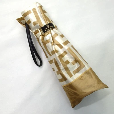 Auténtico Paraguas Plegable FENDI Zucca Nylon [Usado] Foto 1 de 4