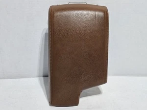 BMW E90 E92 328i 335i Front Center Console Armrest Brown Leather 2006-2013 OEM - Picture 1 of 17