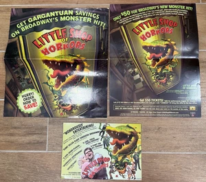 Little Shop of Horrors Flyer 2003 Broadway Revival Foster/Butler - Imagen 1 de 1
