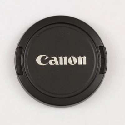 Genuine Canon E-58mm Front Lens Cap (Black) - Image 1 of 3