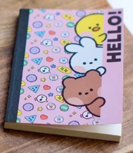 Itoya Oasis Notebook in LINE FRIENDS Mininis in Hello! - A6 - NEW - Picture 1 of 2
