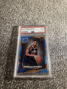 2017 Panini Donruss Rated Rookie Donovan Mitchell RC PSA 9 Utah Jazz - Picture 1 of 2