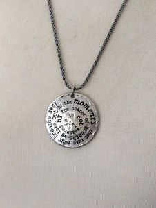 CHICOS SILVER PENDANT NECKLACE 16-20" - Picture 1 of 1