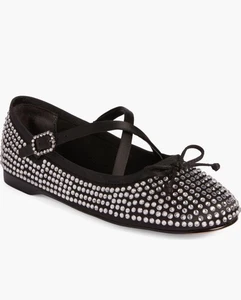Neu..! Circus NY Sam Edelman Zuri Ballerinas mit Strassverzierung Größe 7,M - Bild 1 von 5