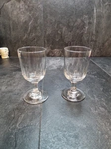 Paar antikes georgianisches Ale Glas um 1800 x 2 5,5 Zoll - Bild 1 von 13