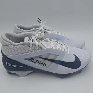 Botines de fútbol Nike Alpha Menace 4 Pro azul marino/blanco talla 14 para hombre EE. UU. - Imagen 1 de 8