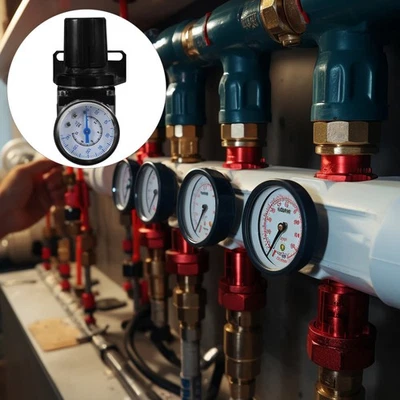  Accessoire Compresseur À Air Accessoires D'air Jauge De Pression - Photo 1/4