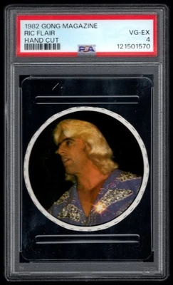 Revista Gong 1982 corte a mano Ric Flair PSA 4 Foto 1 de 3