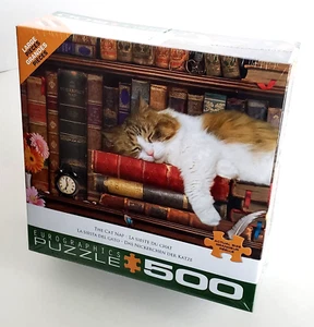 Eurographics - Rompecabezas de 500 piezas THE CAT NAP (NUEVO Y SELLADO NUEVO EN CAJA) Gran regalo - Imagen 1 de 7