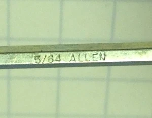 TEN 5/64" Hex Keys (Allen Wrenches) / USA / ALLOY STEEL - Short Arm - INCH/SAE - Picture 1 of 4