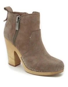 Dolce Vita Arlynn Clog Stiefel Booties Gr. 10 hellbraun Wildleder NEU neu ohne Karton Boho Hippie - Bild 1 von 8