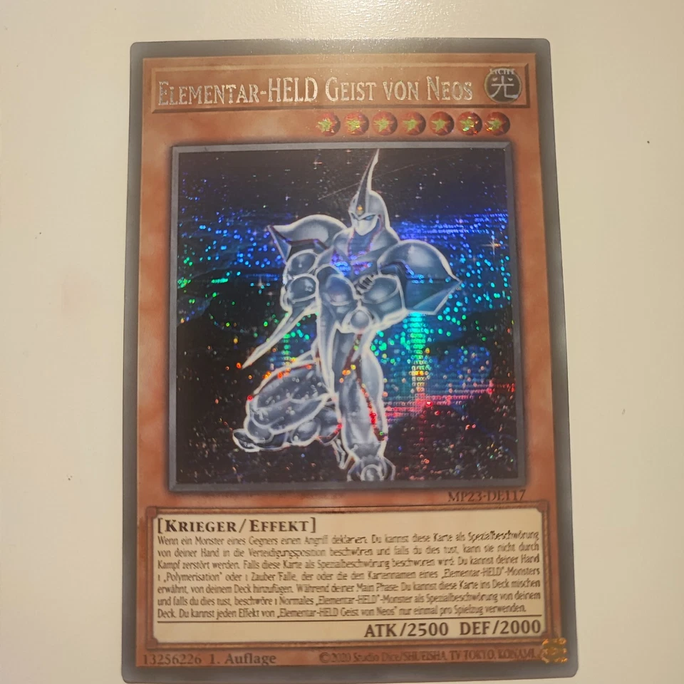 Yu-Gi-Oh! MP23-DE117. Elementar-HELD. Geist von Neos Secret Rare NM 1st....  - Bild 1 von 1