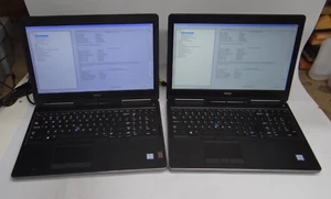 Lot of 2 Dell Precision 7510 i7 6820HQ 32GB 512GB SDD Old Battery Quadro M2000M - Picture 1 of 20