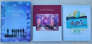 BTS DREAMING DAYS MEMORIES PHOTOBOOK SUMMER PACKAGE 2016 3 BOOKS DVD PHOTO CARD - Picture 1 of 7