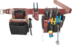 Occidental Leather 5590 Commercial Electricians Tool Belt Bag Set CHOOSE SIZE - Picture 1 of 5