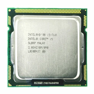 Intel Core i5-760 CPU Quad-Core 2.80GHz / 8MB LGA1156 SLBRP Processor - Picture 1 of 1