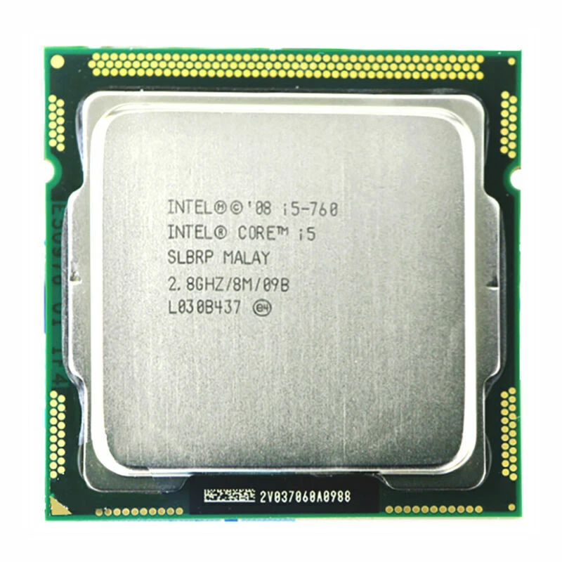 Intel Core i5-760 CPU Quad-Core 2.80GHz / 8MB LGA1156 SLBRP Processor - Image 1 of 1