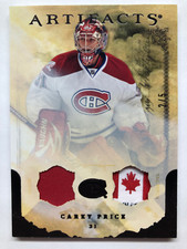 2010-11 UPPER DECK ARTIFACTS CAREY PRICE PATCH / TAG PATCH CANADA 2/5
