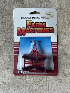 1986 Ertl Diecast 1/64 Vintage FARM MACHINES Wing Disc NIB #1862 - Picture 1 of 5