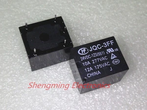 10pcs 5pins 24V JQC-3FF-024-1ZS JQC-3FF-24VDC-1ZS 10A 277VAC T73 power Relay - Picture 1 of 1